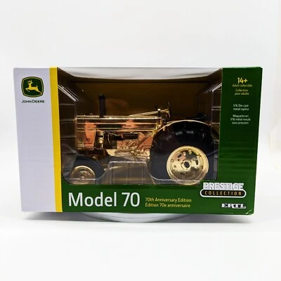 John Deere Gold Model 70 Anniversary Edition ERTL em escala 1/16 - Imagem 1 de 4