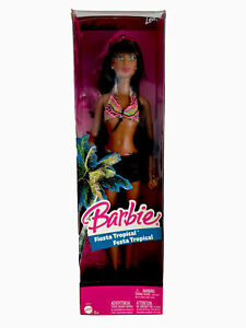2005 Mattel Barbie Fiesta Tropical Lea Doll  Tattoo Bikini Suntan Lotion J0701