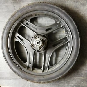 Cerchione Cerchio posteriore Rim rear Wheel HONDA NS 125 F R nero black NUOVO 5 - Picture 1 of 4