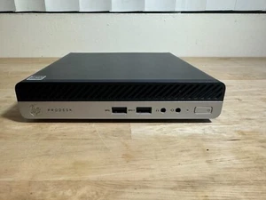 HP ProDesk 405 G4 Mini PC Ryzen 5 PRO 2400GE 8GB RAM, 256GB NVMe SSD, Win 11 Pro - Afbeelding 1 van 7