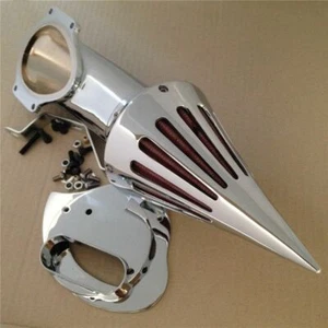 Spike Air Cleaner Kits For Yamaha V-Star 1100 Dragstar XVS1100 1999-2012 Chrome - Picture 1 of 6
