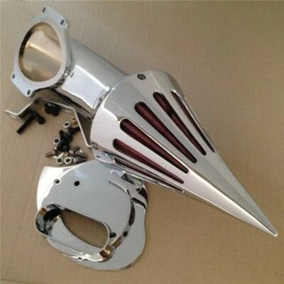 Spike Air Cleaner Kits For Yamaha V-Star 1100 Dragstar XVS1100 1999-2012 Chrome - Image 1 of 4