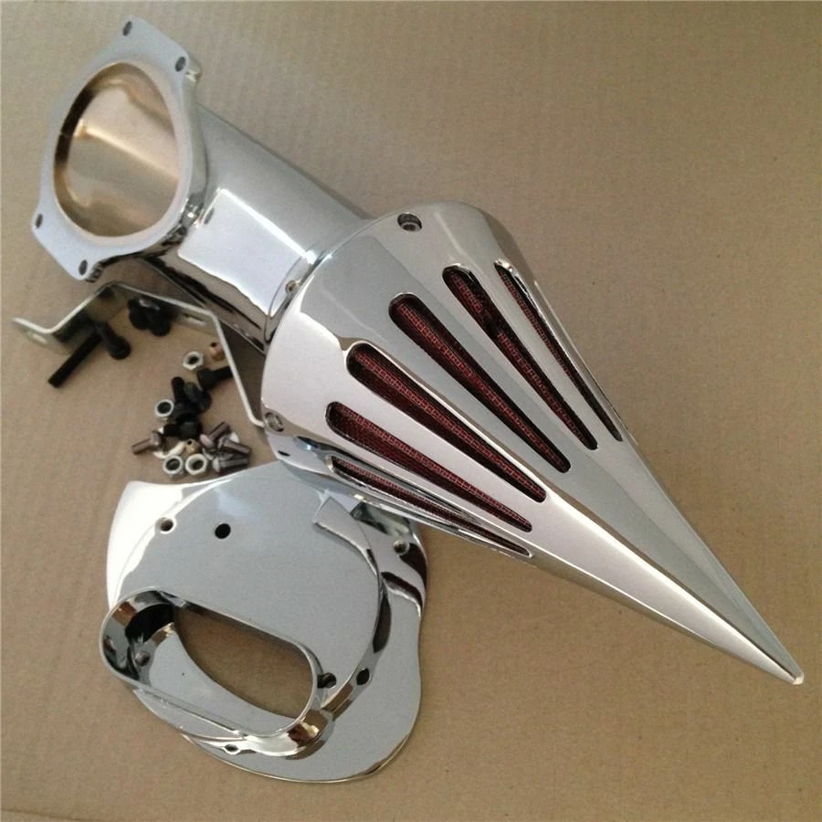 Spike Air Cleaner Kits For Yamaha V-Star 1100 Dragstar XVS1100 1999-2012 Chrome - Image 1 of 4