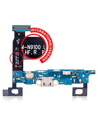 Charging Port Flex Cable Compatible For Samsung Galaxy Note 4 (N9100) (Internati - Image 1 of 3