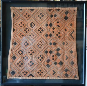 Velour du Kasaï, territoire Kuba, R.D.Congo, dim. 68 x 68 - Picture 1 of 2