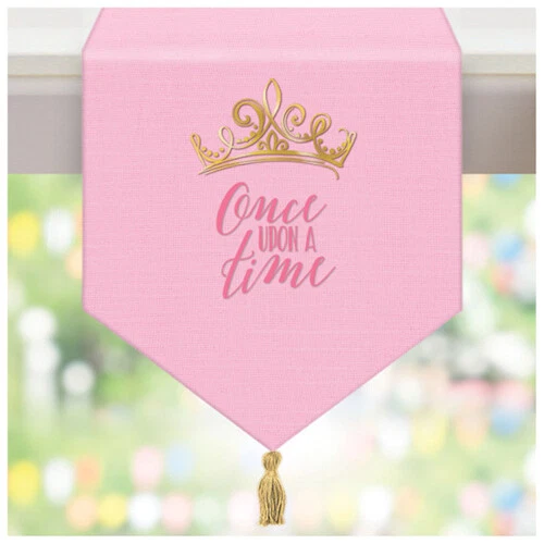 Disney Princess Once Upon a Time Fabric Table Runner Birthday Party Supplies