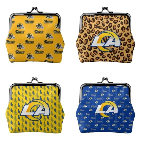 Los Angeles Rams Fans Mini Coin Purse Change Purse Coin Bag Women's Wallet Cover