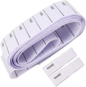 200 PCS Name Tags, Clothing Labels, Name Label Iron on Fabric Labels, Writable - Picture 1 of 12