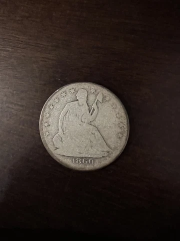 1860-o seated liberty half dollar Cover