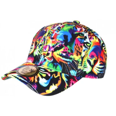 Casquette NY Lion Jaune et Bleue Style Original Baseball Wild-Taille unique - Photo 1/4