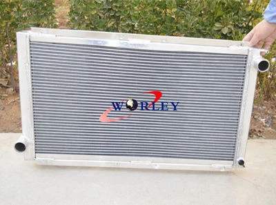 Radiador de alumínio 2 fileiras para 1992-2000 SUBARU IMPREZA WRX GC8 STI MT 93 94 95 96 - Imagem 1 de 4