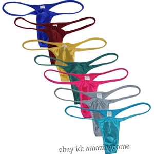 Men Enhance Pouch Thong Bikini G-String Minikini Tangas Posing Underwear T-back - Picture 1 of 22