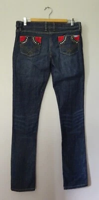 Jeans adornados de tiro bajo vintage SASS & BIDE - talla 30 Foto 1 de 4