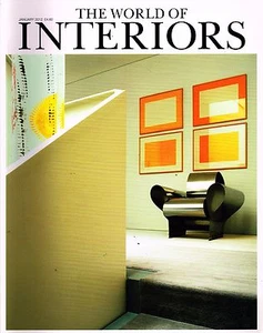 THE WORLD OF INTERIORS 01/2012 BARKER-MILLS MANSION Davina Webb @NEAR MINT - Imagen 1 de 2
