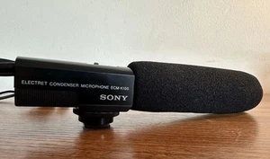 SONY ELECTRET ECM-K100 Retro Condenser Microphone Vintage Filming Camera - Picture 1 of 13