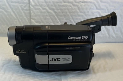 JVC GR-AXM210U VHS-C Analog Camcorder Not Tested No Battery or Charger - Image 1 of 4