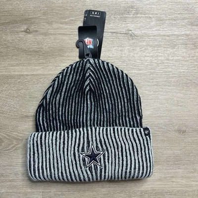 Gorro tejido con puños a presión fría marca Dallas Cowboys NFL 47 NUEVO CON ETIQUETAS Foto 1 de 2