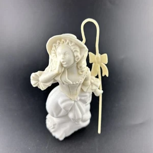 Avon Little Bo Peep Perfume Bottle EMPTY Vintage Vanity Bonnet Shepherd’s Staff - Picture 1 of 10