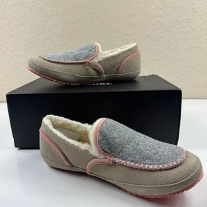 Sorel Tremblant II Womens Slip On Slippers Tan Pink Size 7 Cottagecore Cozy Warm - Afbeelding 1 van 10