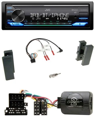 JVC Bluetooth DAB USB Lenkrad Autoradio für Seat Leon 2002-2006 Toledo 2002-2004 - Bild 1 von 4