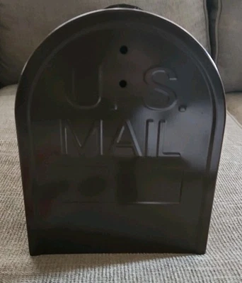 Rainhol 19 Inch Elite Medium Capacity Galvanized Steel Brown Post-mount Mailbox - Image 1 of 4