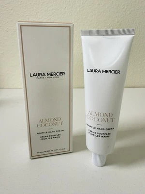 Crema de manos Laura Mercier soufflé de coco de almendras 1,5 oz/50 ml LMCWA138 *Nueva* Foto 1 de 4