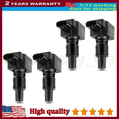 4PCS Ignition Coils N3H1-18-100 N3H1-18-100B N3H1-18-100B9U Fits For Mazda RX-8 - Image 1 of 4