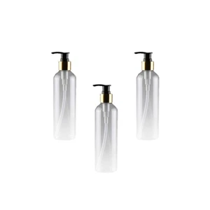 3Pcs PET Emulsion Bottle Subpackaging Bottle Black (250ml) Travel Accessories - Picture 1 of 12
