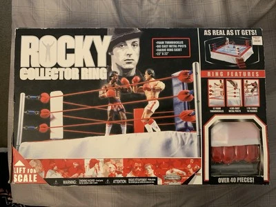 “Extremely Rare” Official Scale Rocky Balboa Collectors Boxing Ring - Image 1 of 4
