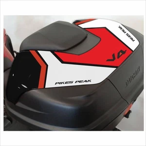 Top Case Aufkleber Set Kofferraum Schwarz für Ducati Multistrada V4 V4s Pikes Peak - Bild 1 von 3
