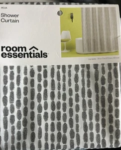 Cortina de ducha grises 70 pulgadas x 72 pulgadas blanca - Room Essentials™ - Imagen 1 de 2