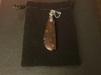 Colgante de ámbar báltico caramelo caramelo DTR 925 hallazgos de mina de Jay King Foto 1 de 4