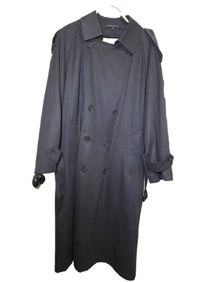 Vtg 90s Christian Dior Le Connaisseur Trench Overcoat Removable Lining Gray 40R - Image 1 of 4