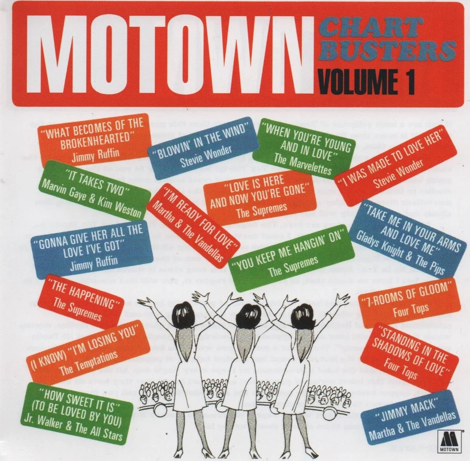 MOTOWN CHARTBUSTERS VOLUME 1 - MARVIN GAYE FOUR TOPS TEMPTATIONS - NEW CD!! - Image 1 of 1