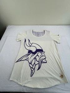 Minnesota Vikings Women's T-Shirt NFL Short Sleeve Lg The Nike Tee - Picture 1 of 5
