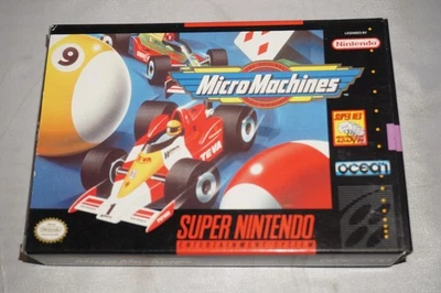 Micro Machines (Super Nintendo SNES) Complete in Box CIB - Image 1 of 4