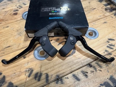 Nuevo de Lote Antiguo Palancas de Freno Shimano Deore XT BL-M732 4 Dedos - Negro Foto 1 de 4