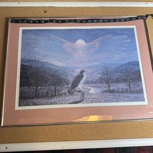 Eli Thomas Native American Hawk Along the Mohawk Lithograph Limited Edition - Picture 1 of 7