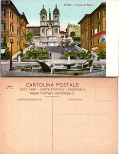 Postal de colección - ROMA Trinita de Monti - Imagen 1 de 1