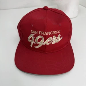 Vtg San Francisco 49ers Sports Specialties Script Snapback Hat Cap YoungAn Twill - Picture 1 of 12