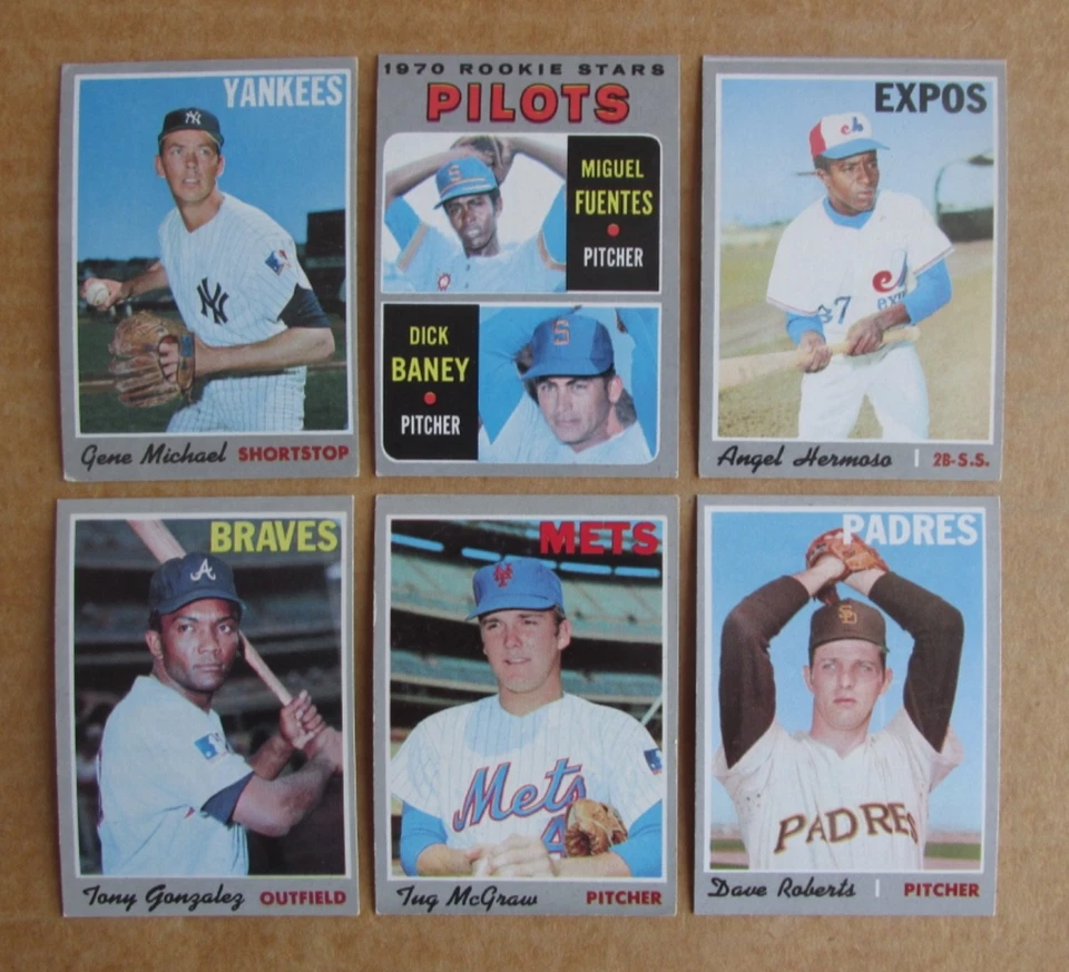 1970 TOPPS BASEBALL CARD SINGLES #1-280 COMPLETE YOUR SET U-PICK UPDATED 10/22 - Image 1 of 1