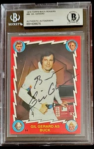 Gil Gerard Autographed & Inscribed Card #84 BAS Beckett Certified Buck Rogers - Picture 1 of 2