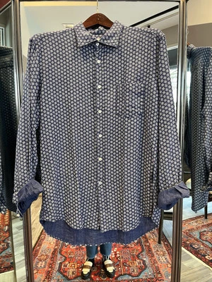 Camisa ajustada con botones Hartford para hombre talla L Foto 1 de 4