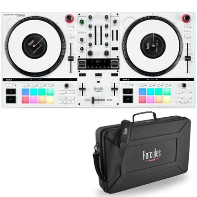 Hercules DJ Control Inpulse T7 White, Limited Edition w/ Hercules Travel Bag KIT - Image 1 of 4