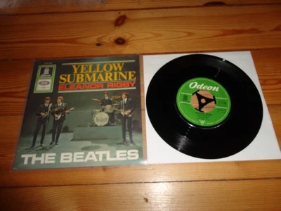 Beatles Yellow Submarine + Eleanor Rigby Single  Ger Odeon EMI Lennon Mc Cartney - Bild 1 von 2