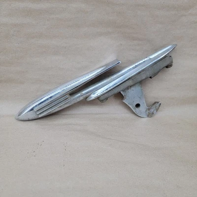 1939- 1940 Cadillac LaSalle Hood Ornament Torpedo Chrome Trim Original W/ Latch  - Image 1 of 4
