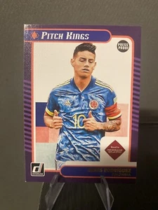 2021-22 DONRUSS ROAD TO QATAR JAMES RODRIGUEZ PITCH KINGS PRESS PROOF #5 - Picture 1 of 2