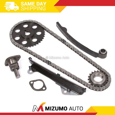 Kit de cadena de distribución compatible con 89-90 Nissan Sentra Pulsar NX 1.6L GA16i SOHC 12V Foto 1 de 4