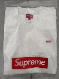 CAMISETA SUPREME Caja Pequeña L/S CAMISETA MANGA LARGA BLANCA FW20 Grande - Imagen 1 de 3