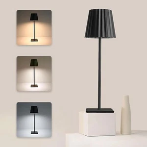 5200 mAh Cordless Table Lamp 2 Pole Height Adjustment 3 Color Stepless Dimming - Picture 1 of 6